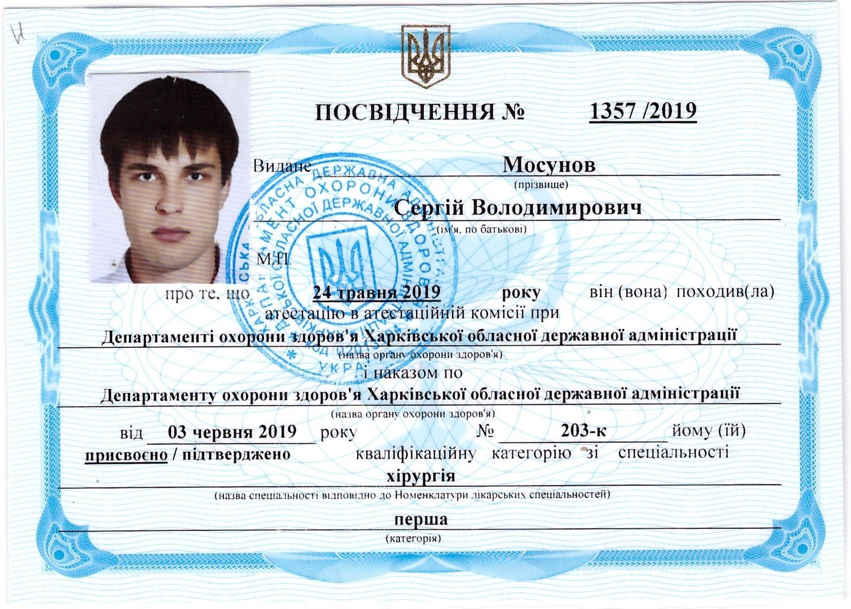 Мосунов Сергей Владимирович